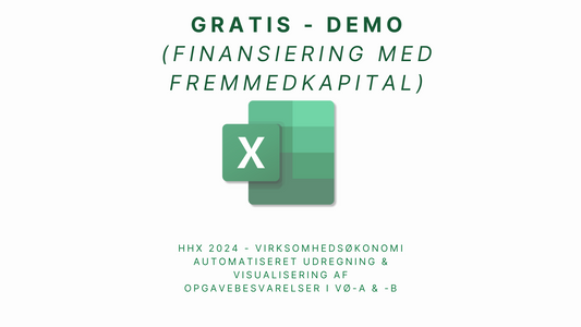 Gratis demo dokument (Finansiering med fremmedkapital - Lommeregner)