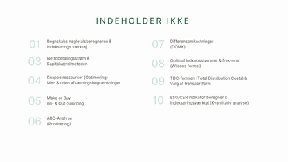 Gratis demo dokument (Finansiering med fremmedkapital - Lommeregner)